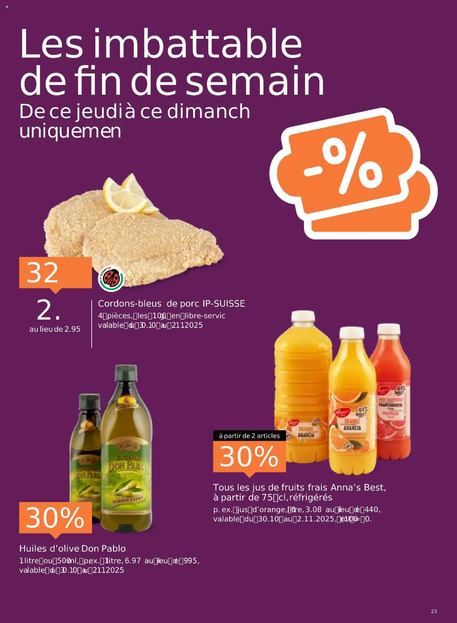 Migros Aktionen FR – gültig ab 28.10.2025 | Seite: 23