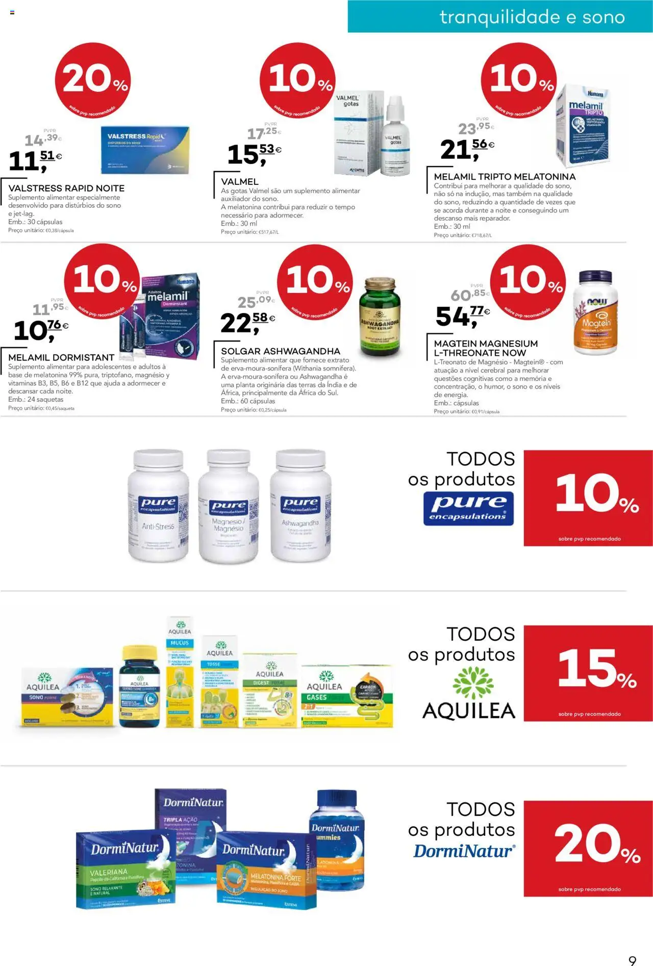 Well’s folheto │ válido de 07.10.2025 | Página: 9 | Produtos: Base, Melatonina