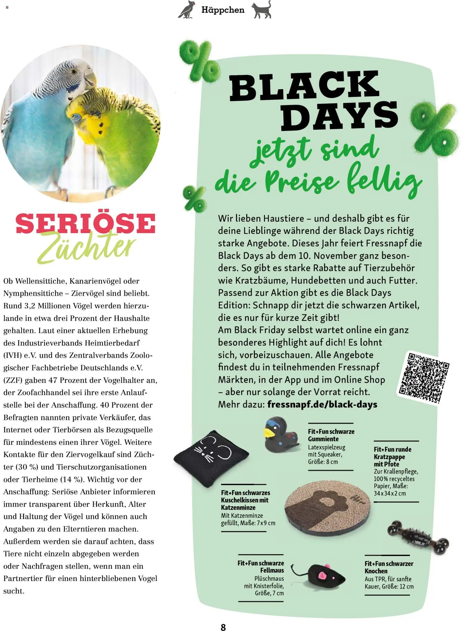 Fressnapf Magazin – gültig ab 01.11.2025 | Seite: 8