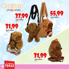 Pogląd oferty "Topaz Gazetka - Kapibara" - ważna od 24.09.2025 | Strona: 10 | Produkty: Plecak, Torba