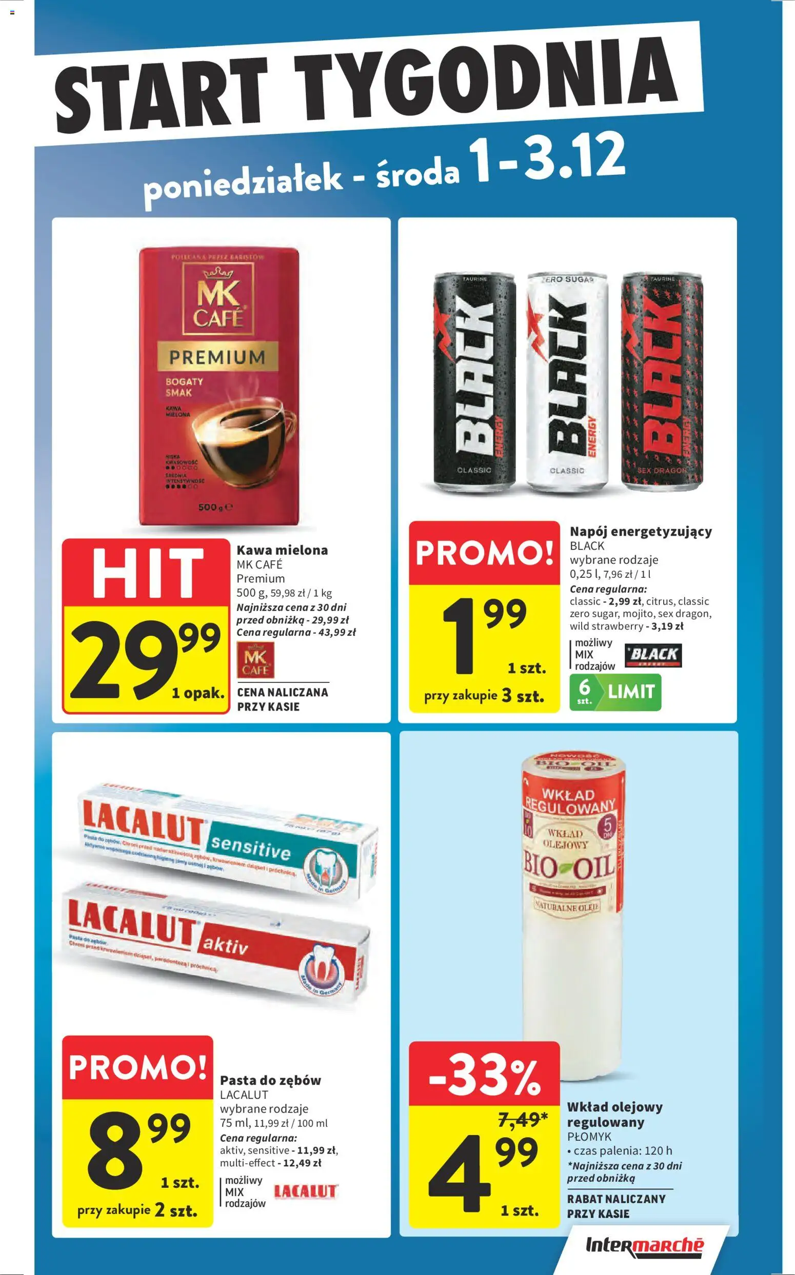 Intermarche Black Friday od 27.11.2025 | Strona: 58 | Produkty: Kawa, Lacalut, Pasta do zębów