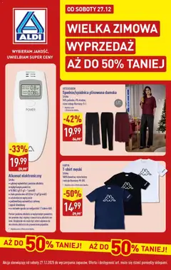 Pogląd oferty "Aldi Gazetka - Wielka zimowa wyprzedaż" - ważna od 27.12.2025