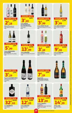 Pré-visualização Auchan folheto válido de 23.04.2026 | Página: 27 | Produtos: Vermute, Espumante, Vinho, Vodka