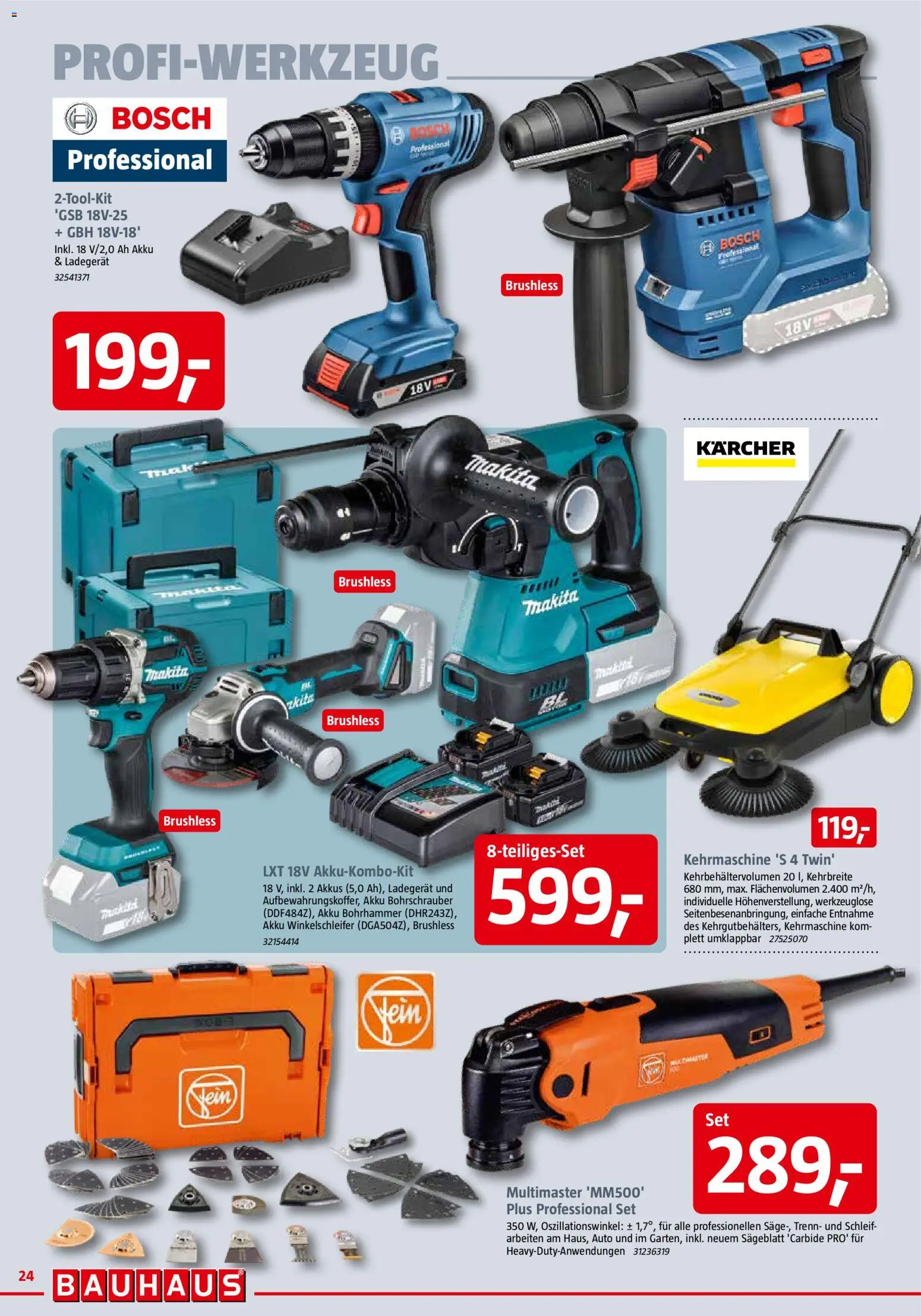 Bauhaus Prospekt 	 – gültig ab 28.03.2026 | Seite: 24 | Produkte: Bosch, Ladegerät
