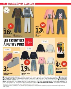 E.Leclerc - Prévisualisation de 2 PYJAMA FEMME, 100% Polyester recyclé. Du M au XL. valide à partir de 25.11.2025 | Page: 10 | Produits: Pyjama femme, Veste, Pyjamas, Pyjama