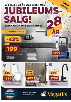 Forhåndsvisning av Megaflis kundeavis gyldig fra 01.04.2026