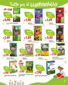 Anteprima del volantino Galassia volantino Giardinaggio valido a partire dal 12.03.2026 | Pagina: 7 | Prodotti: Concime, Agrumi, Gerani, Terriccio