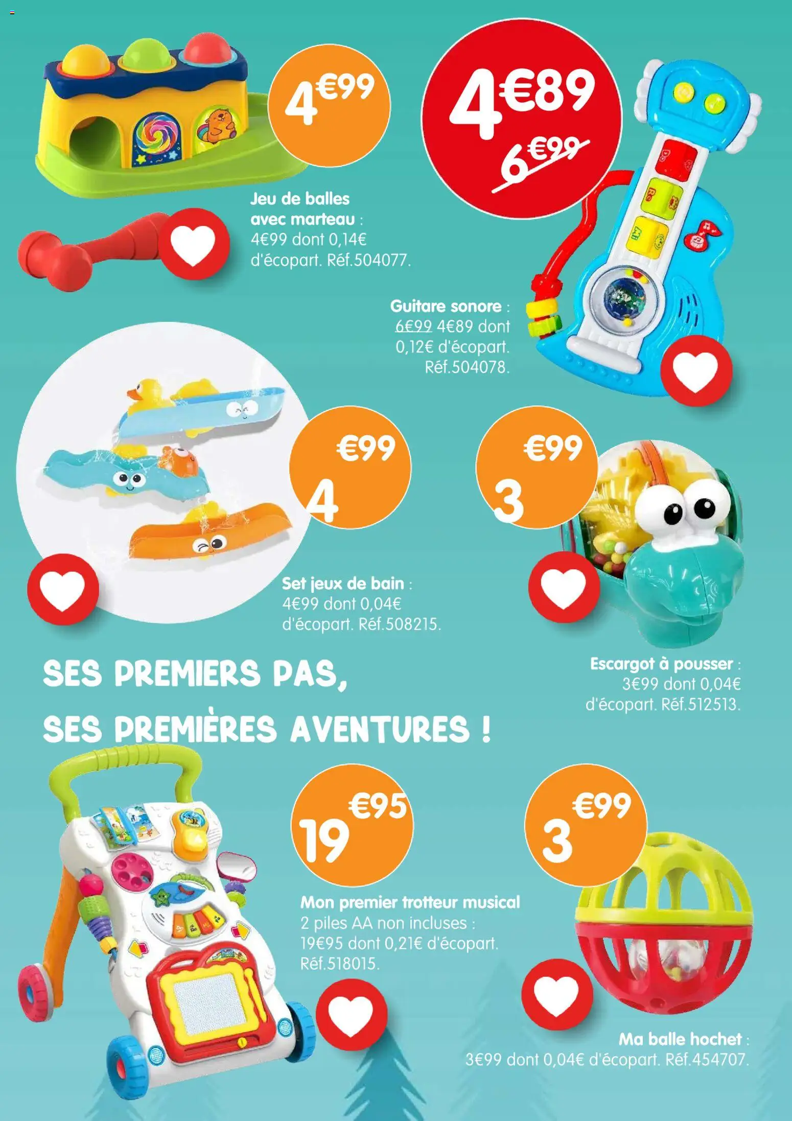 {H1} | Page: 13 | Produits: Marteau, Guitare, Jeux, Piles