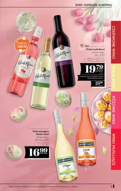 Pogląd oferty "POLOmarket katalog - Alkoholi" - ważna od 19.03.2026 | Strona: 7 | Produkty: Monte Santi, Wino, Carlo Rossi