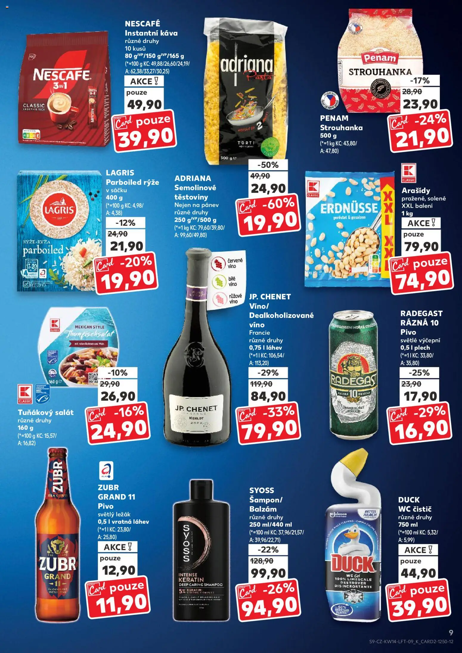 Kaufland leták - Ostrava od 01.04.2026 | Strana: 9 | Produkty: Pánev, Víno, Salát, Semolina