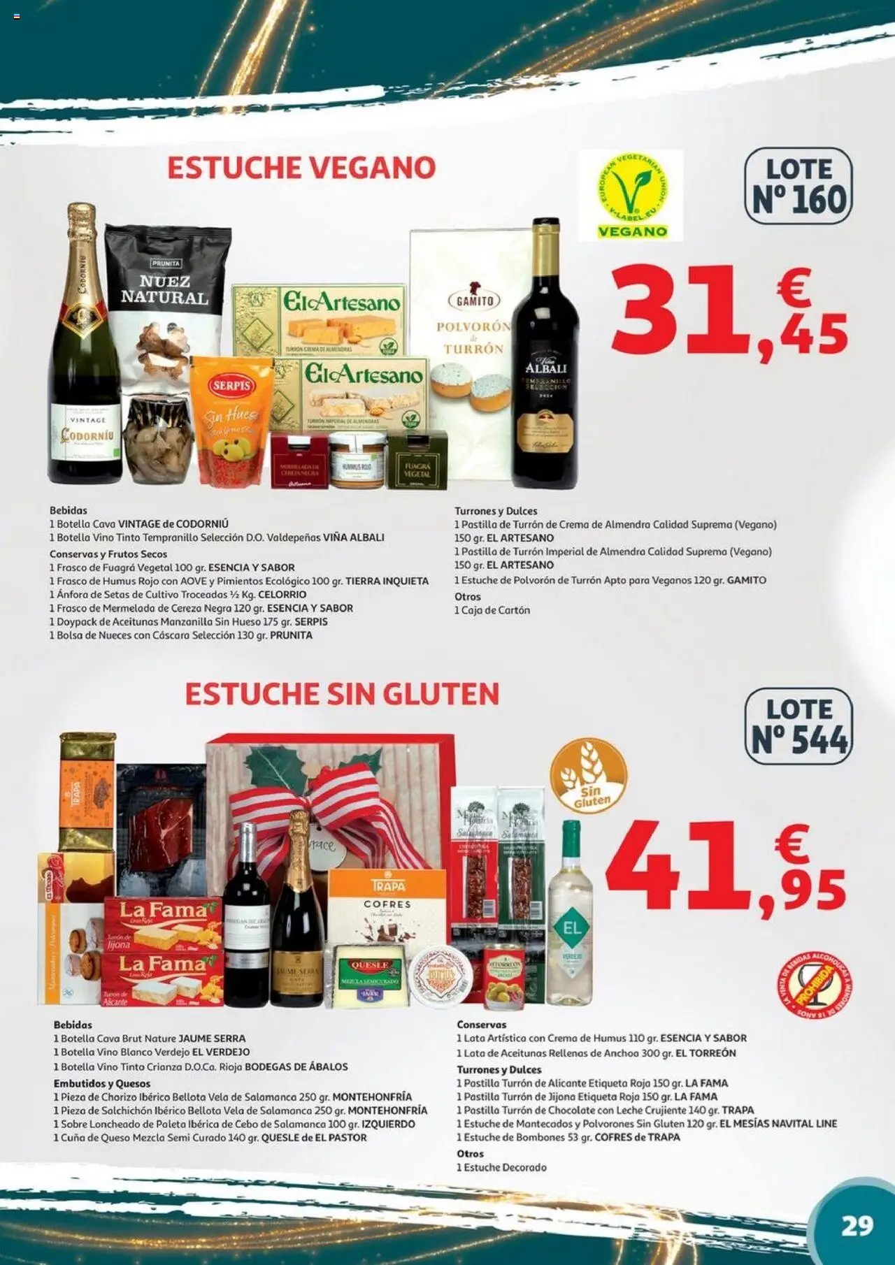 Alcampo - Valencia y Castellón │ válido desde el 06.11.2025 | Página: 29 | Productos: Vino, Vela, Cuna, Caja
