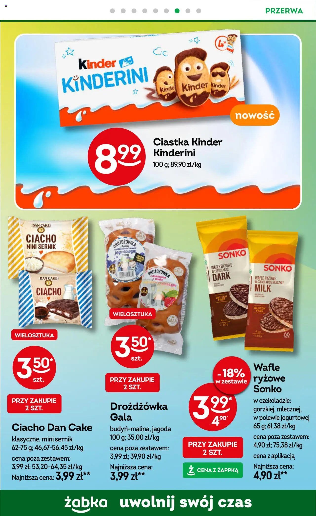 Żabka Gazetka od 24.09.2025 | Strona: 58 | Produkty: Malina, Kakao, Sok, Banan