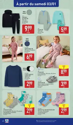 Aldi - Prévisualisation de Aldi - Catalogue de la semaine valide à partir de 30.12.2025 | Page: 45 | Produits: Pyjamas, Chaussons, Pyjama