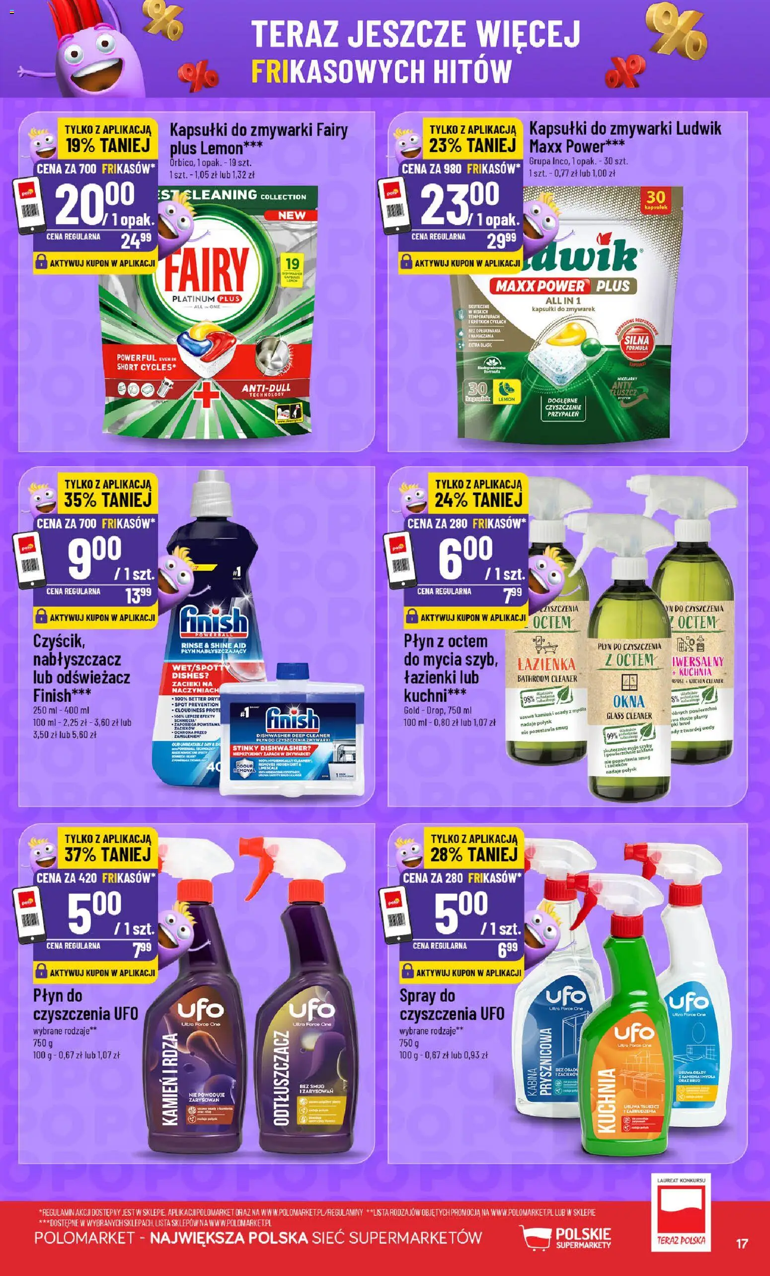POLOmarket Gazetka - Frikasowe Hity od 12.11.2025 | Strona: 17 | Produkty: Odświeżacz, Zapach, Fairy, Finish