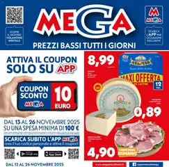Anteprima del volantino Volantino Mega	 valido a partire dal 13.11.2025