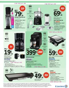 E.Leclerc - Prévisualisation de E.Leclerc catalogue de la semaine 13 valide à partir de 24.03.2026 | Page: 41 | Produits: Plancha, Café en grain, Jus, Tasses