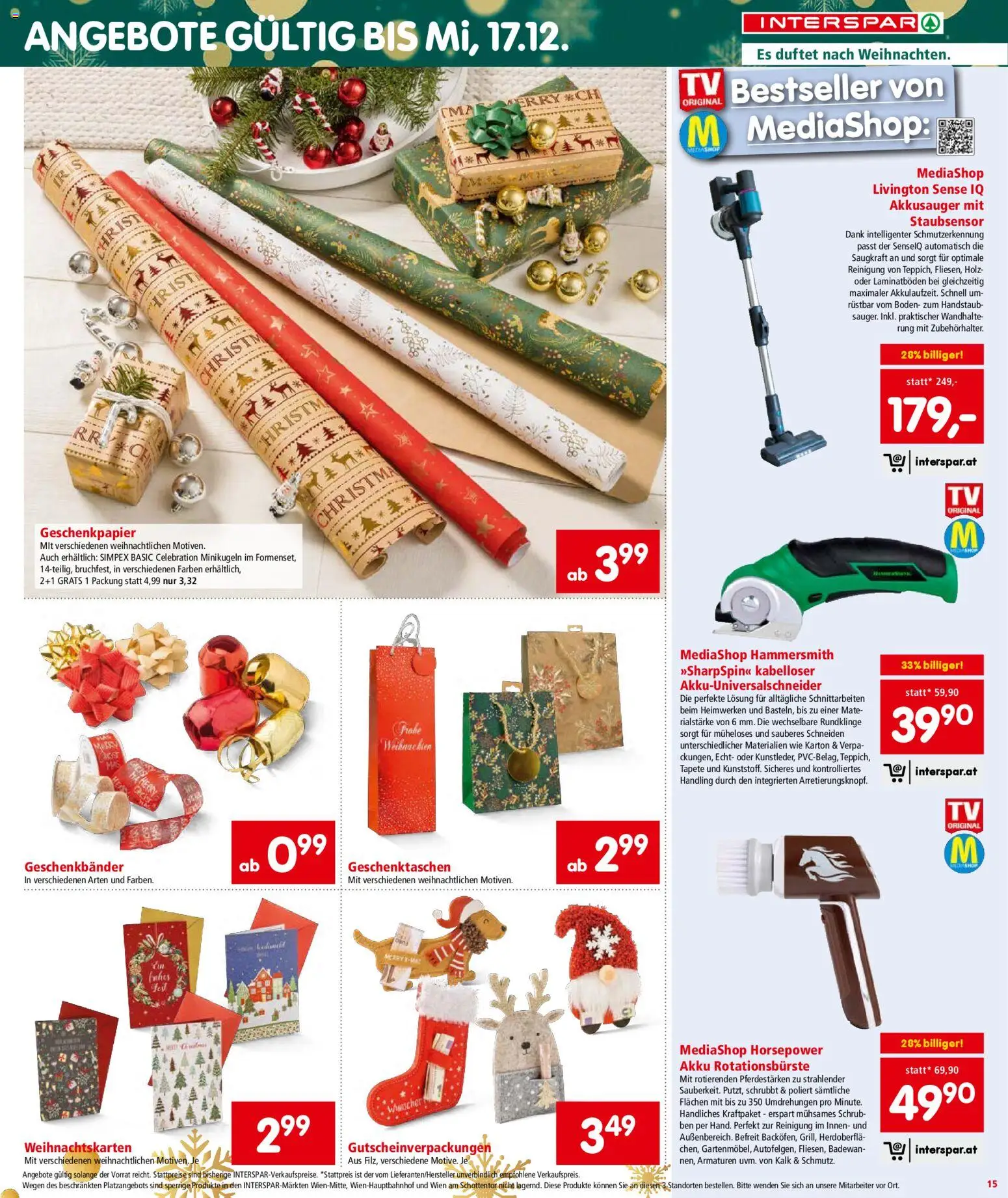 Interspar Flugblatt - Vorarlberg gültig ab 27.11.2025 | Seite: 16