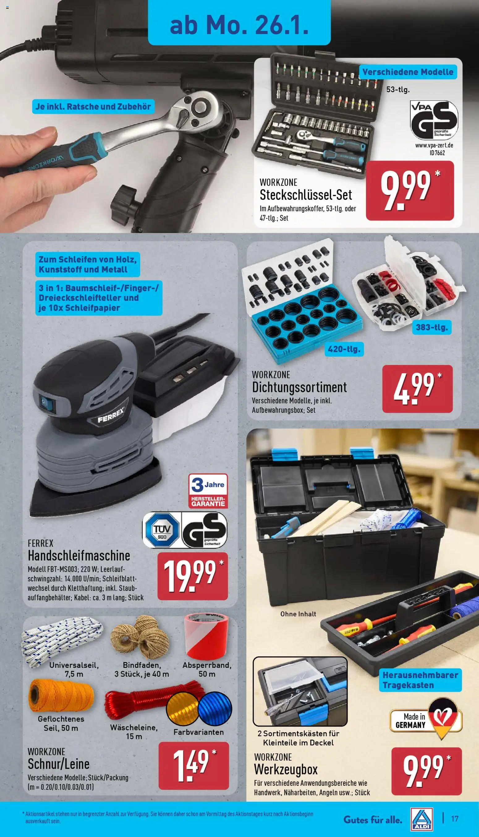 Aldi Prospekt 	 – gültig ab 26.01.2026 | Seite: 19 | Produkte: Kabel