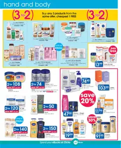 Clicks specials catalogue – valid from 25.02.2026 | Page: 20 | Products: Tissue oil, Butter, Cream, Petroleum jelly