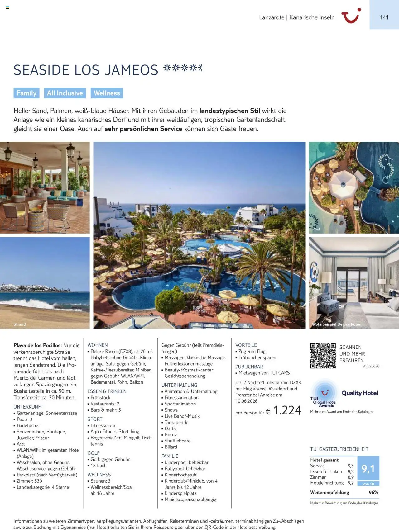 TUI Prospekt Kanaren, Kapverden & Senegal 2025/26	  – gültig ab 01.11.2025 | Seite: 141 | Produkte: Tisch, Babybett