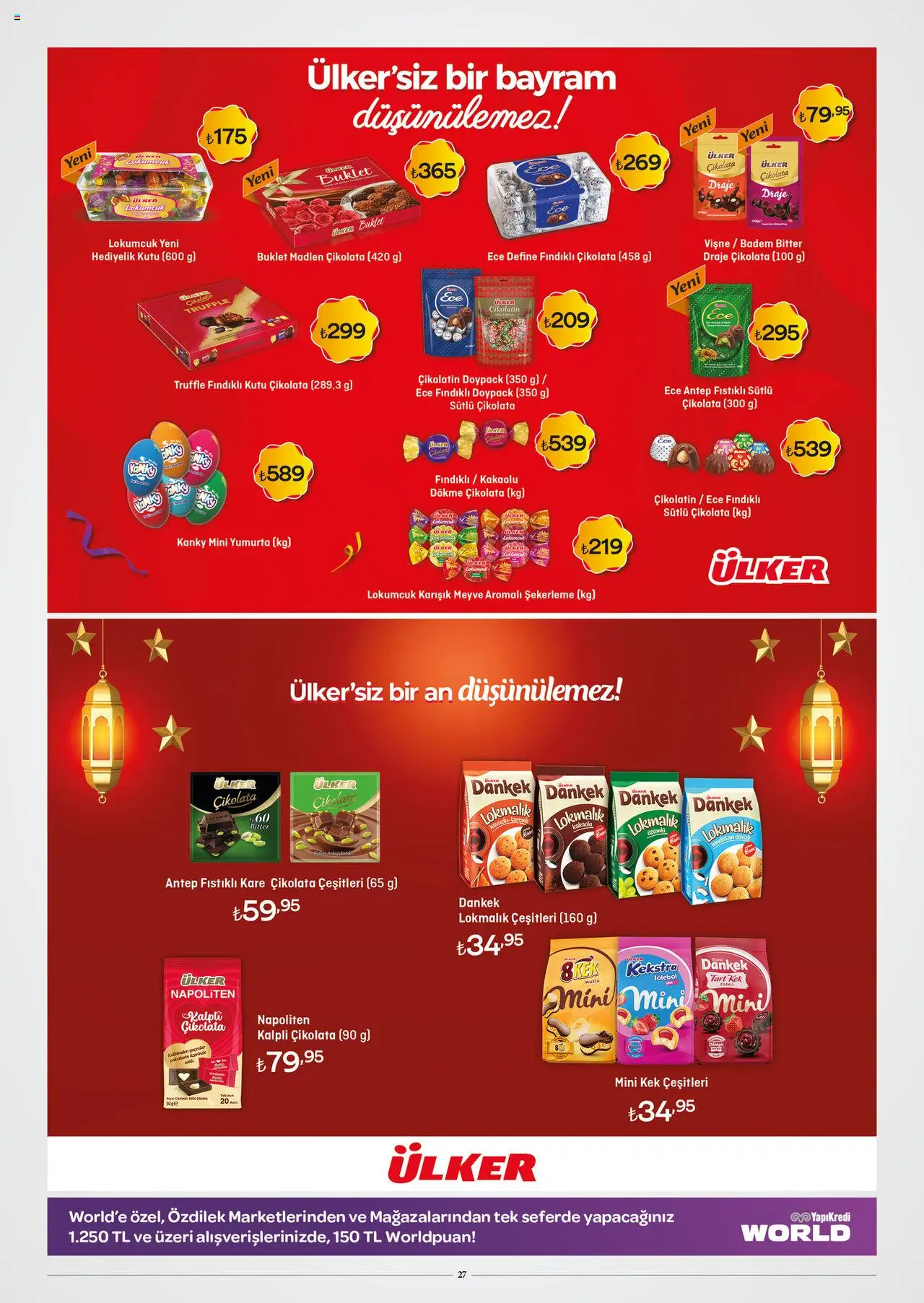 Özdilek Katalog - 20.05.2025 tarihinden itibaren geçerlidir | Sayfa: 27 | Ürünler: Yumurta, Çikolata, Vişne, Badem