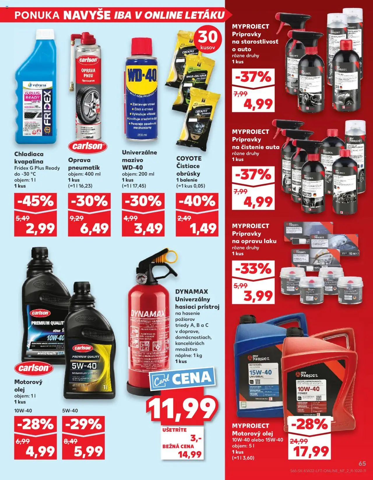 Nové Kaufland akcie – leták je platný od 29.05.2025 | Strana: 65 | Produkty: Olej