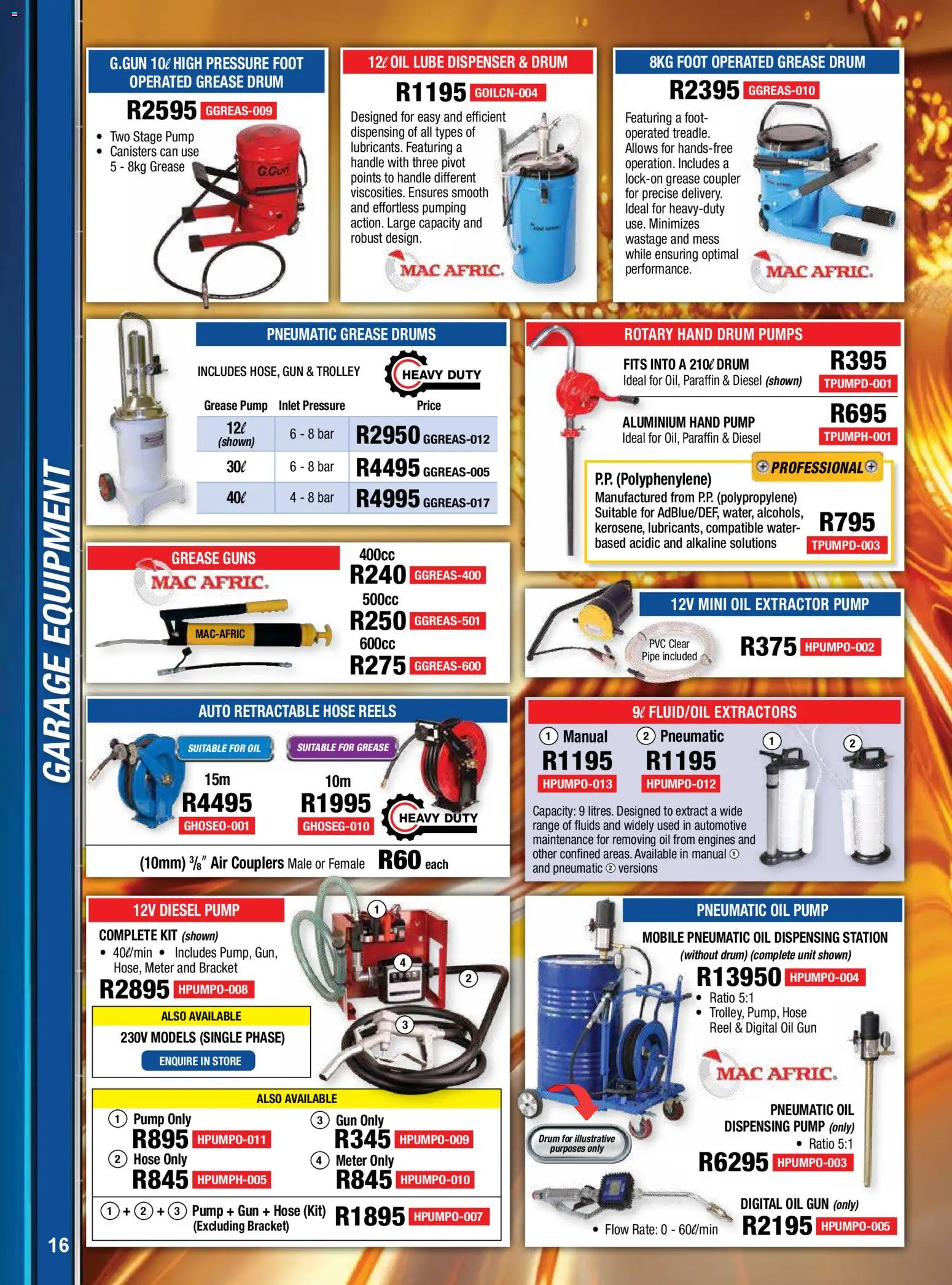 New Adendorff catalogue – valid from 01.02.2026 | Page: 18 | Products: Pumps, Oil, Pipe, Water