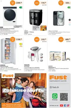Fust Aktionen ab 25.12.2025 gültig | Seite: 44 | Produkte: Waschmittel, Sony, Philips, Liebherr