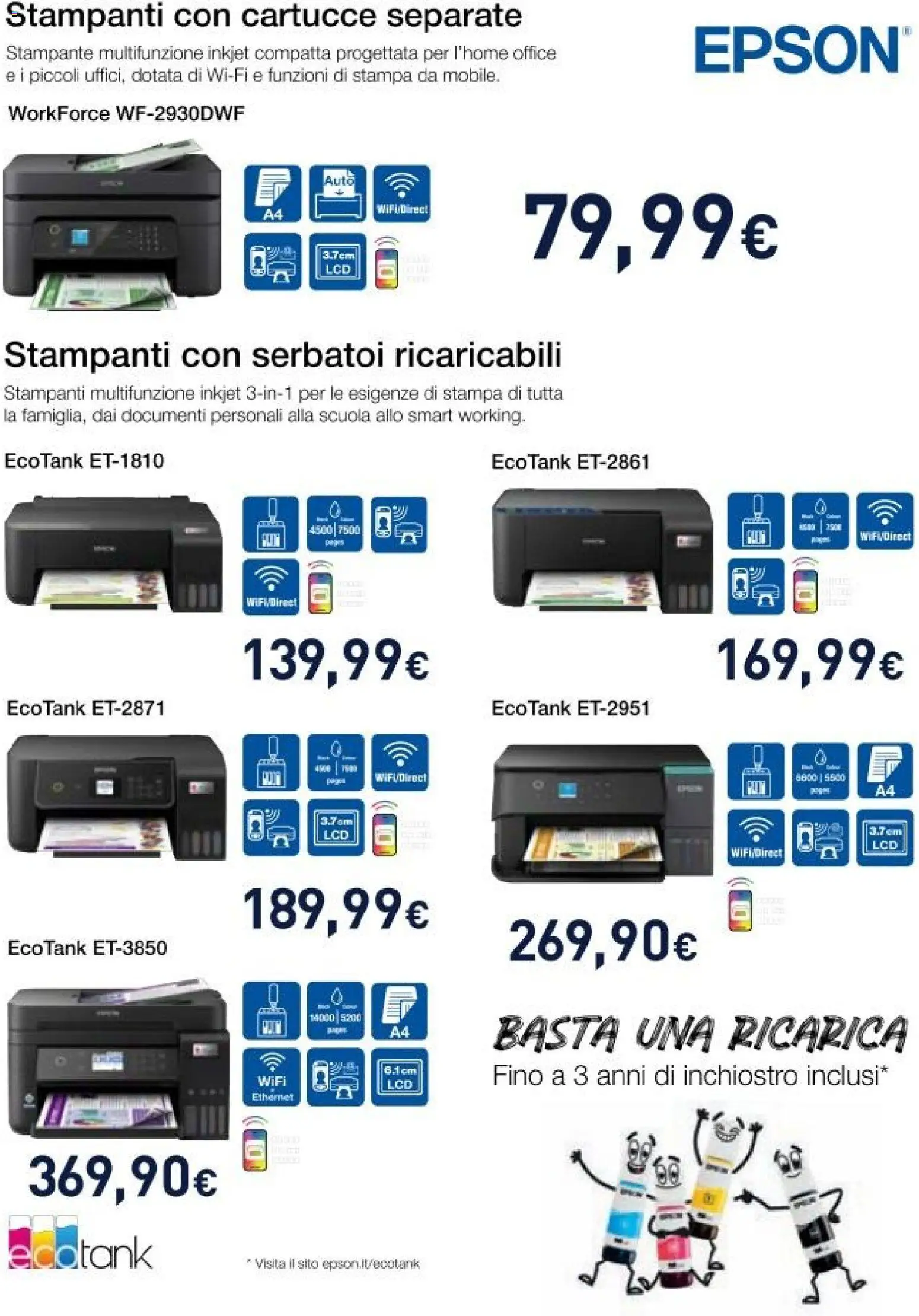 Volantino Unieuro del 20.03.2026 | Pagina: 42 | Prodotti: Stampante, Stampa