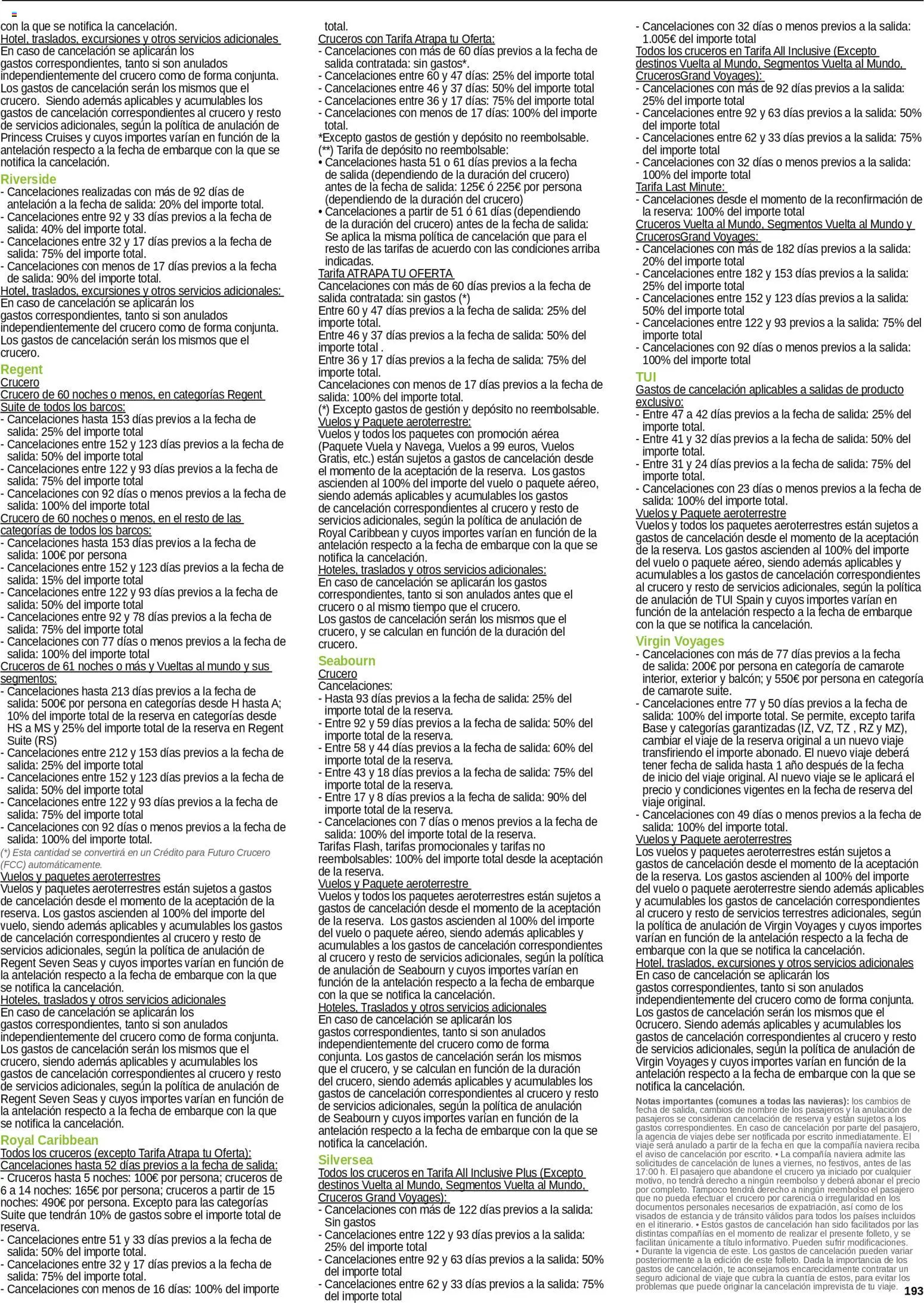 Viajes El Corte Inglés Cruceros marítimos │ válido desde el 01.01.2026 | Página: 194 | Productos: Té