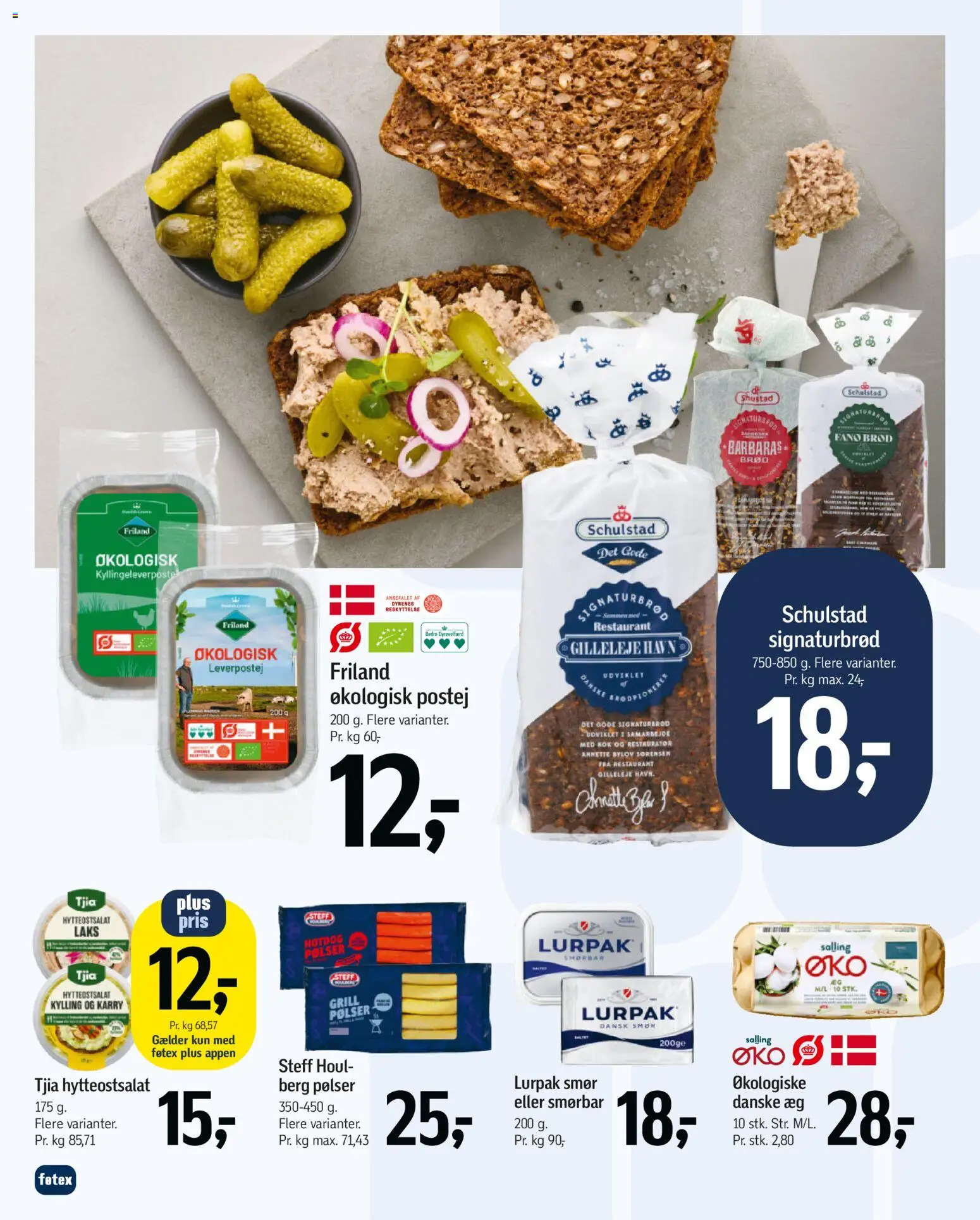 Føtex tilbudsavis – gyldig fra 17.04.2026 | Side: 28 | Produkter: Smør, Æg, Pølser, Leverpostej