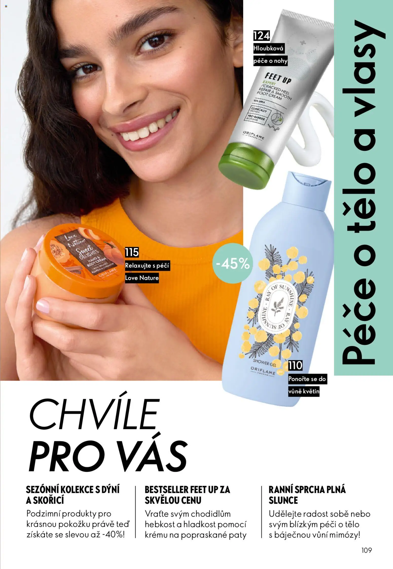 Oriflame katalog č.15/2025 od 22.10.2025 | Strana: 109 | Produkty: Sprcha, Body