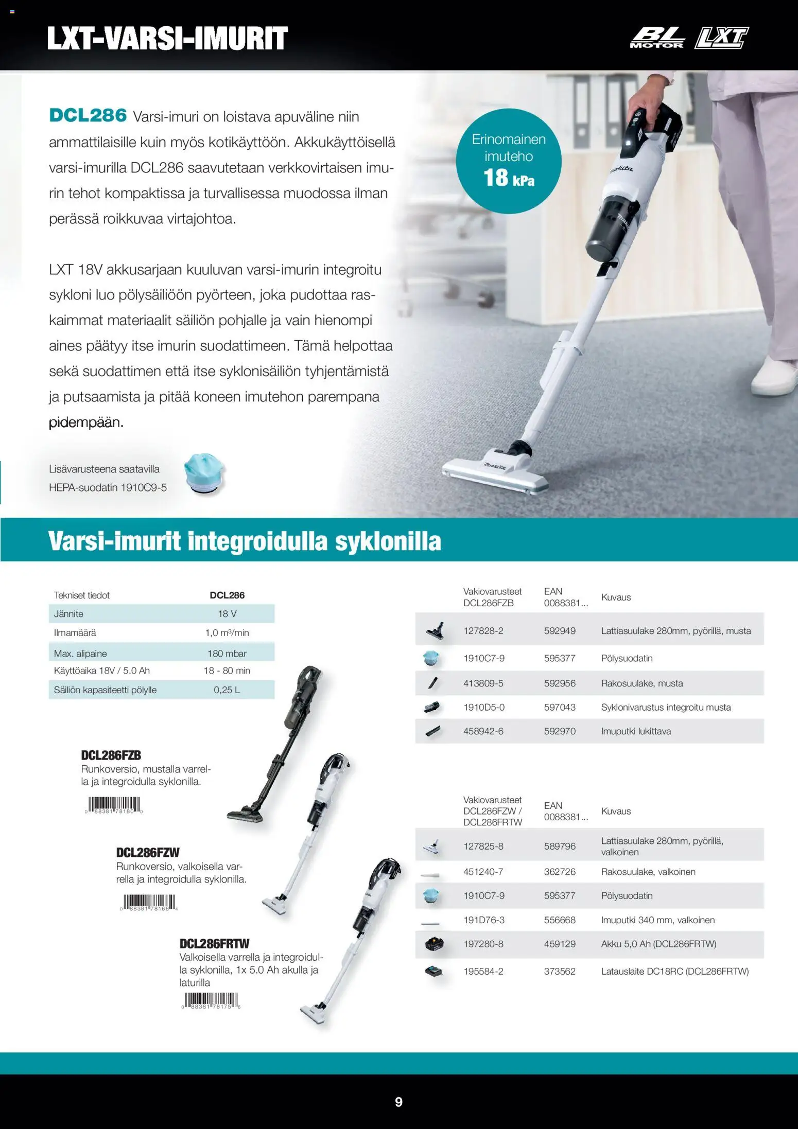 Makita tarjoukset – voimassa 01.12.2025 alkaen | Sivu: 9