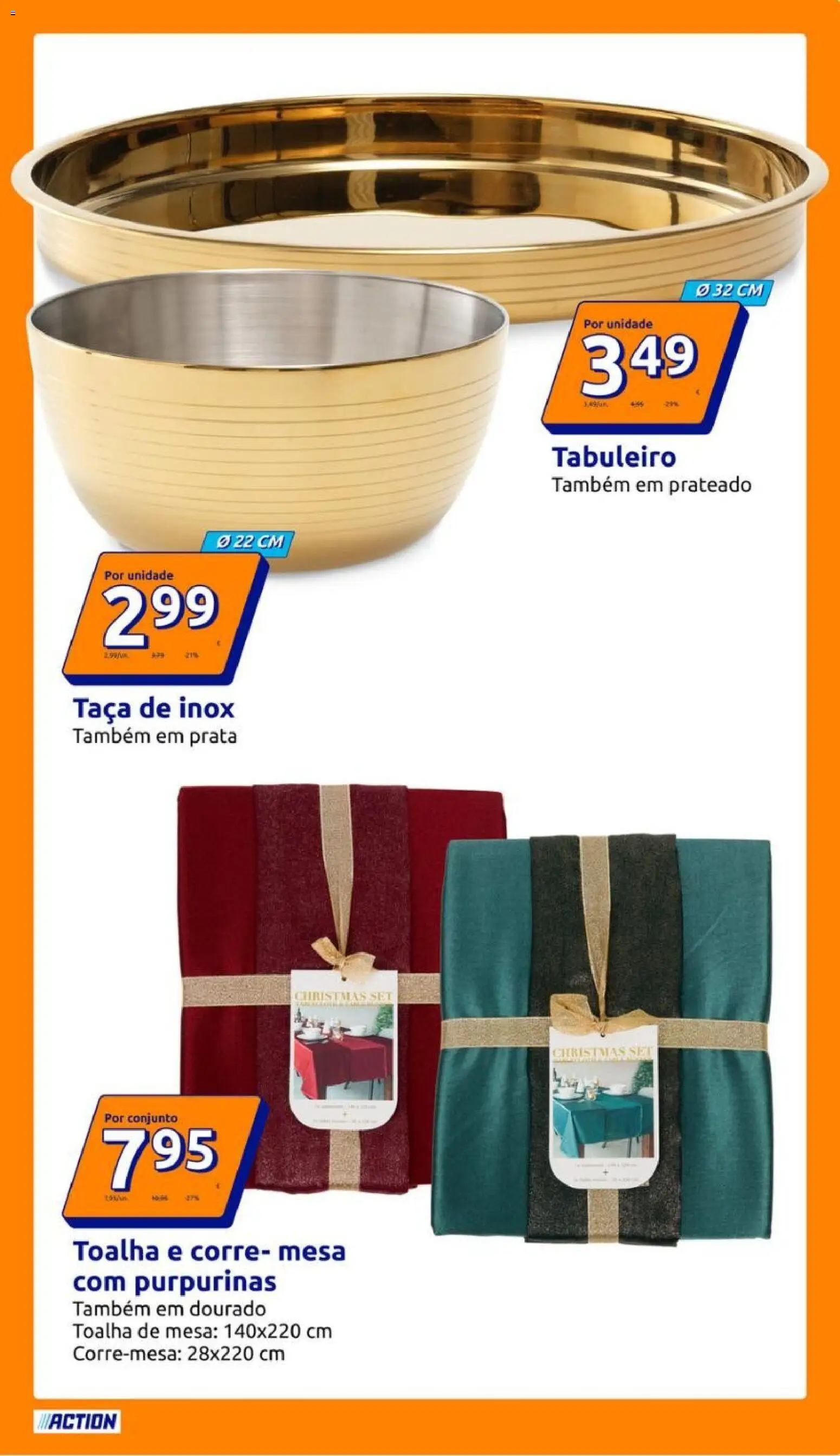 Action - Action PT week 51 2025 │ válido de 17.12.2025 | Página: 9 | Produtos: Mesa, Toalha de mesa