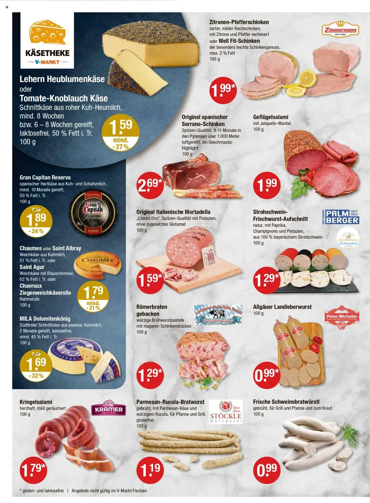 V-Markt - Schwaben/Oberbayern - gültig ab dem 31.07.2025 | Seite: 2 | Produkte: Grill, Käse, Champignons, Pfeffer