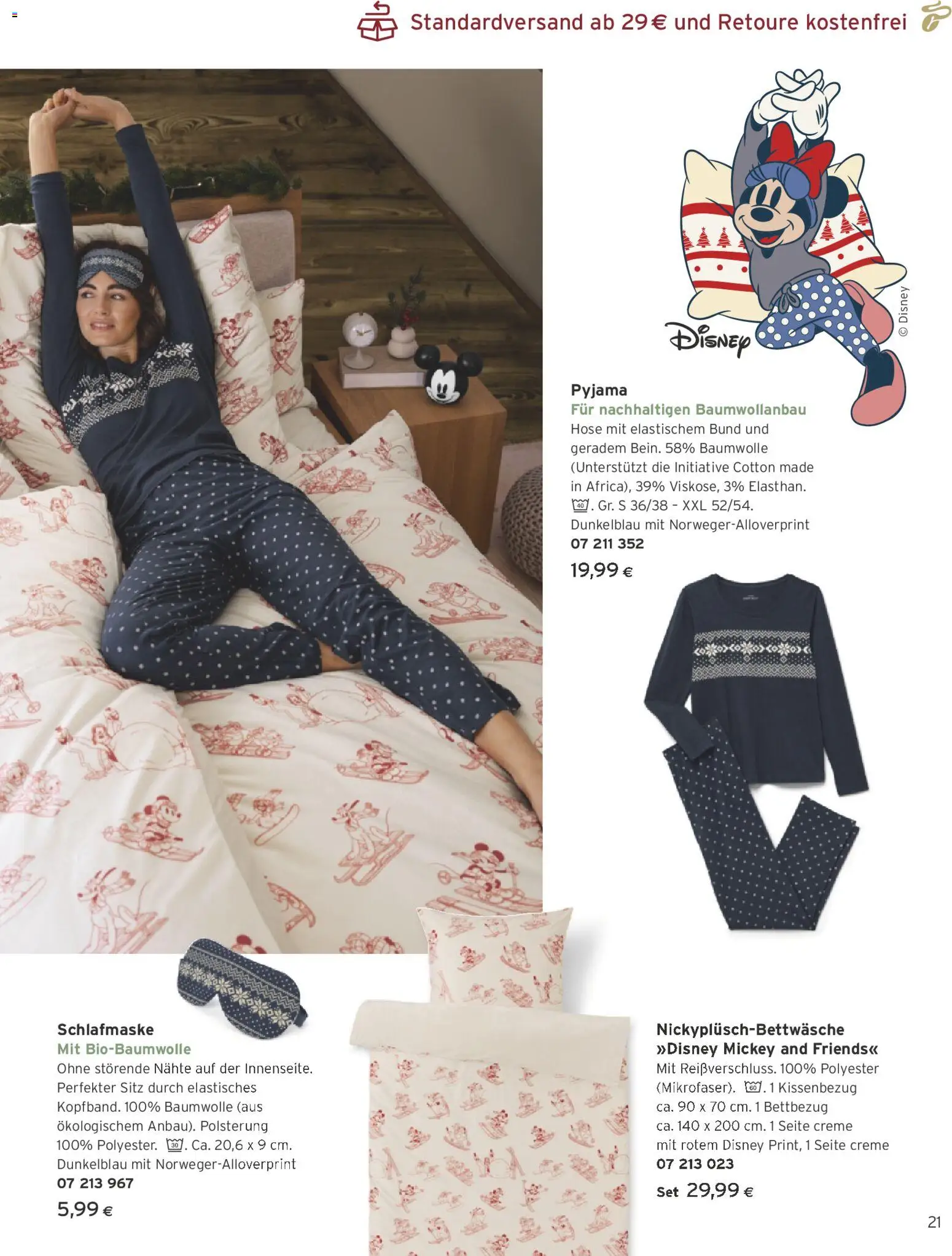 Tchibo Eduscho - Katalog Dezember 2025 gültig ab 01.12.2025 | Seite: 21 | Produkte: Hose, Pyjama, Creme