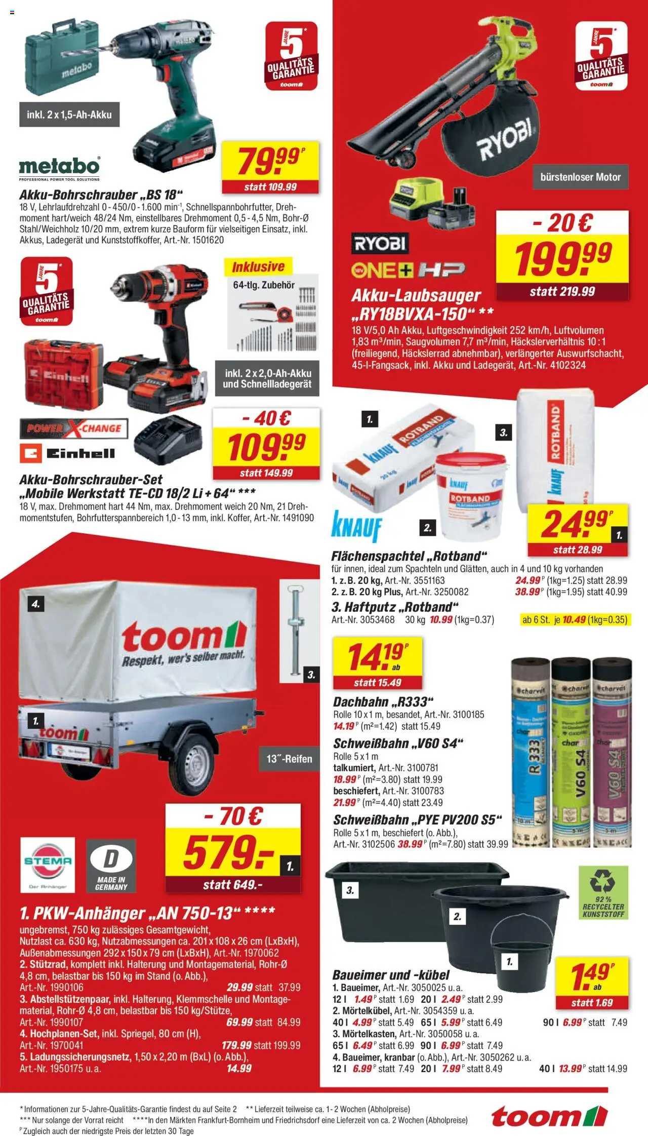 Toom Baumarkt - Prospekt – gültig ab 27.10.2025 | Seite: 5 | Produkte: HP, Ladegerät