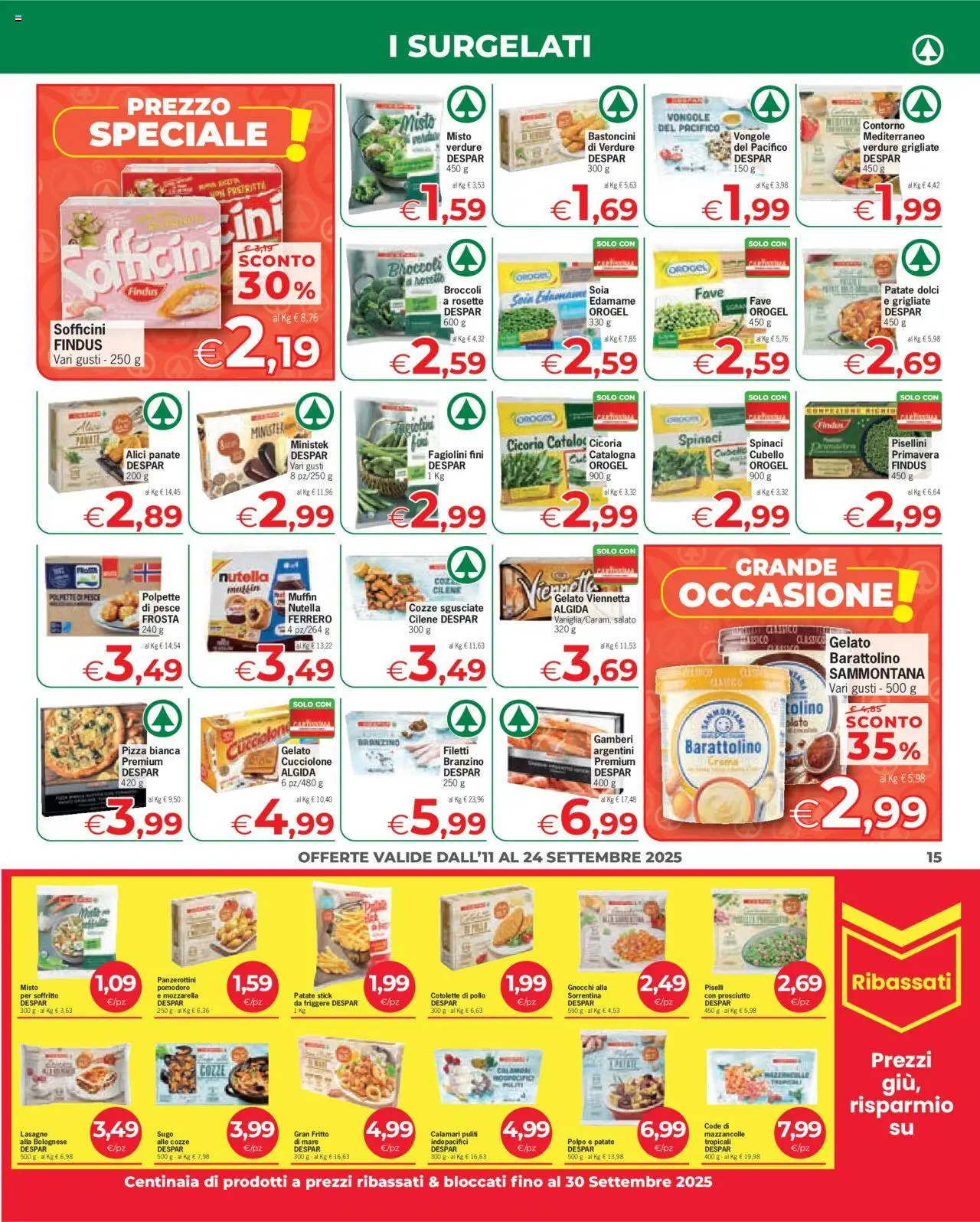 Volantino Eurospar del 11.09.2025 | Pagina: 15
