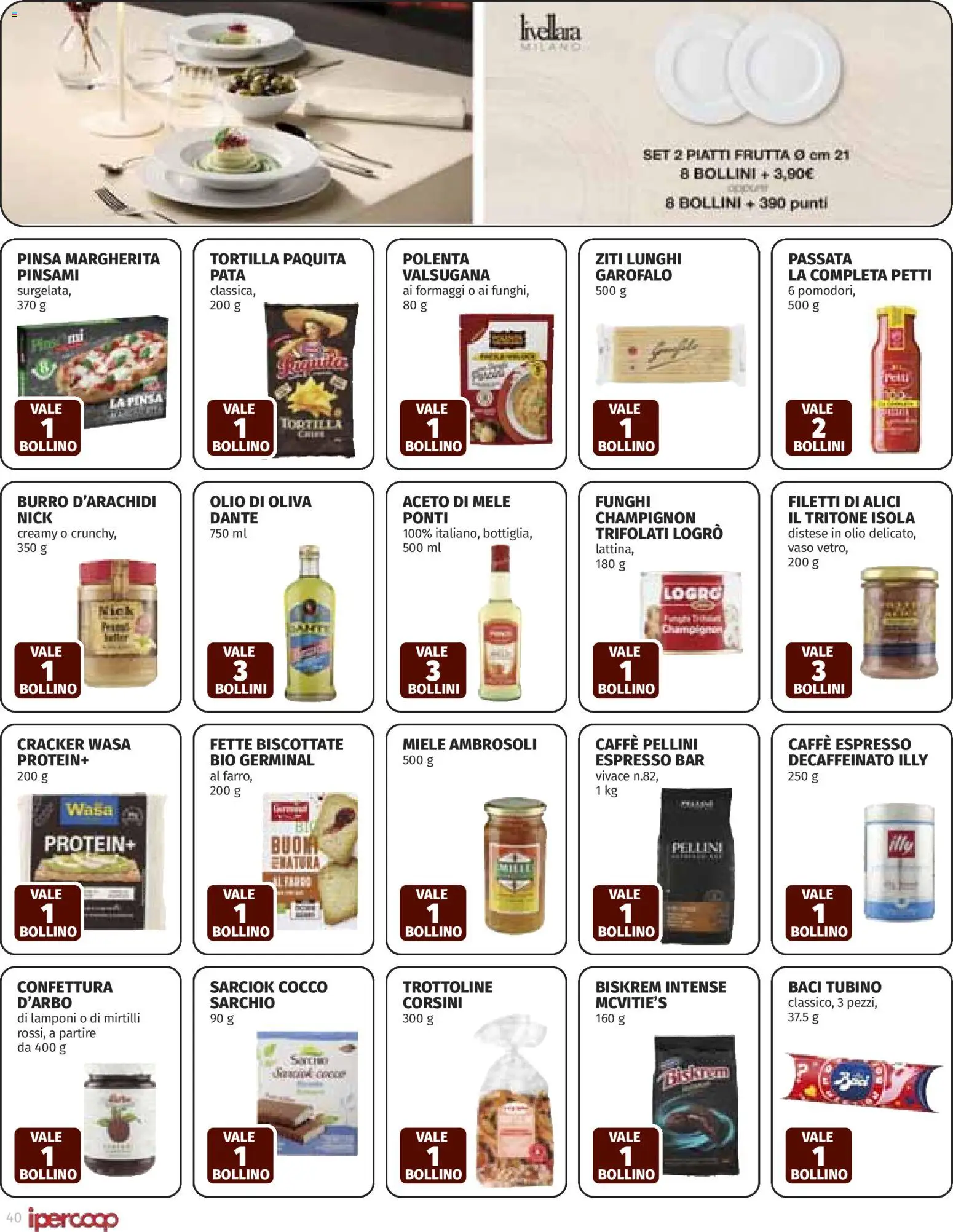 Volantino Ipercoop del 29.01.2026 | Pagina: 40 | Prodotti: Caffè, Lamponi, Funghi, Alici