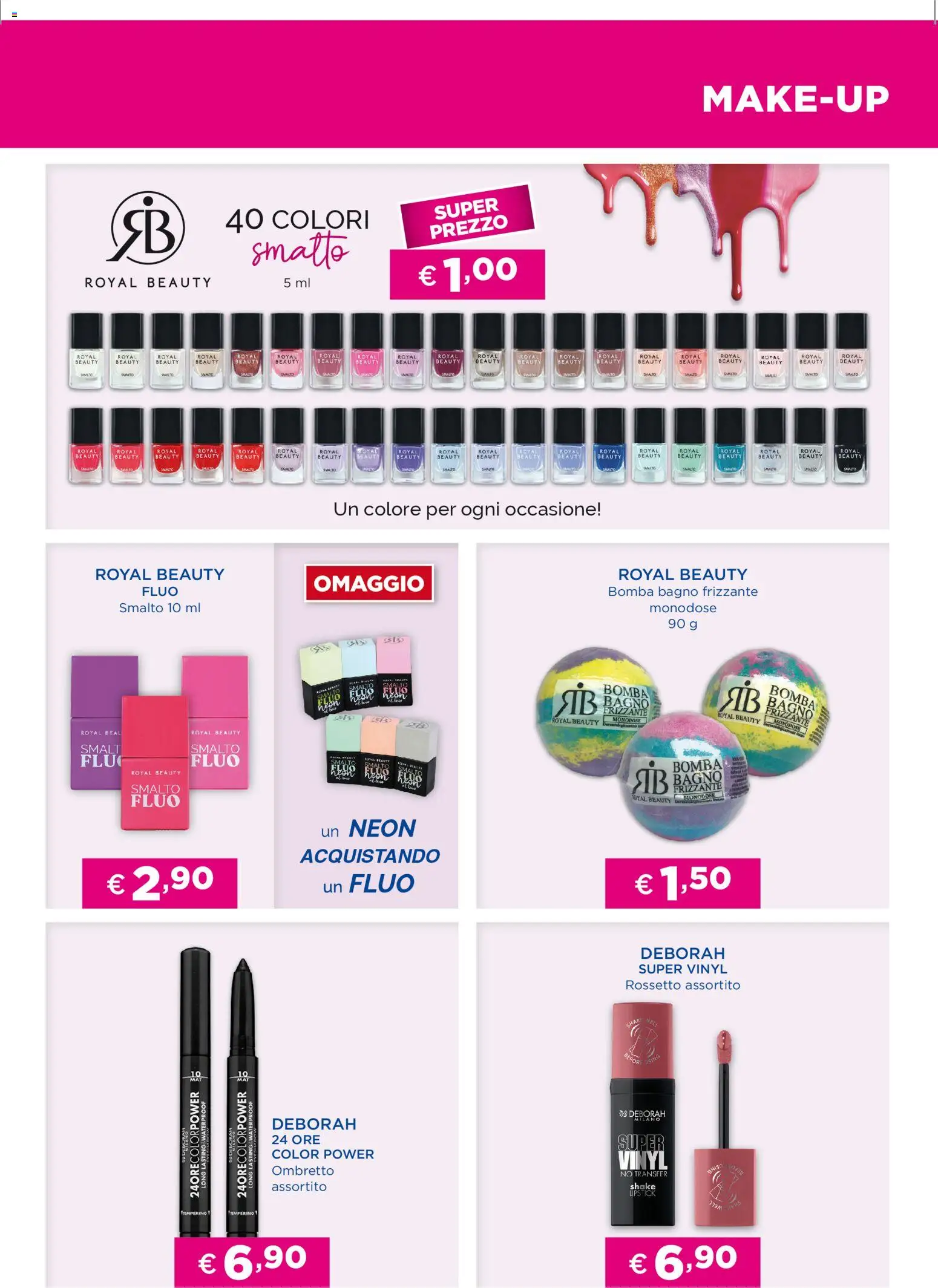 Volantino Acqua e Sapone del 05.12.2025 | Pagina: 3 | Prodotti: Ombretto, Rossetto, Temperino, Bagno