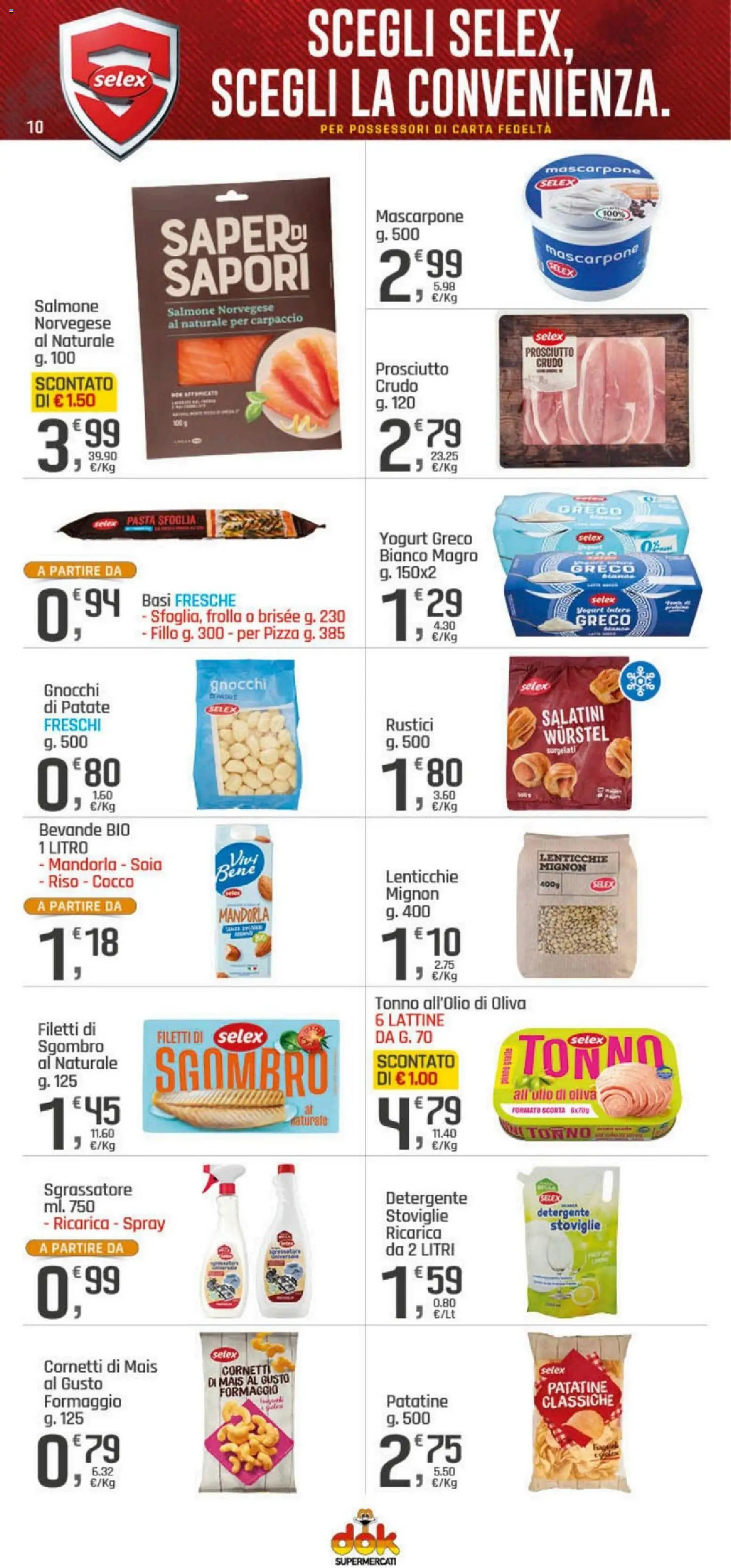 Volantino DOK del 20.04.2026 | Pagina: 10 | Prodotti: Riso, Pasta sfoglia, Formaggio, Mascarpone