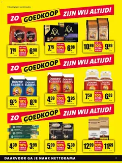 Nettorama - Folder - Voorbeeld van een folder van Nettorama, geldig van 01.01.2026 | Pagina: 17 | Producten: Koffiebonen, Lavazza