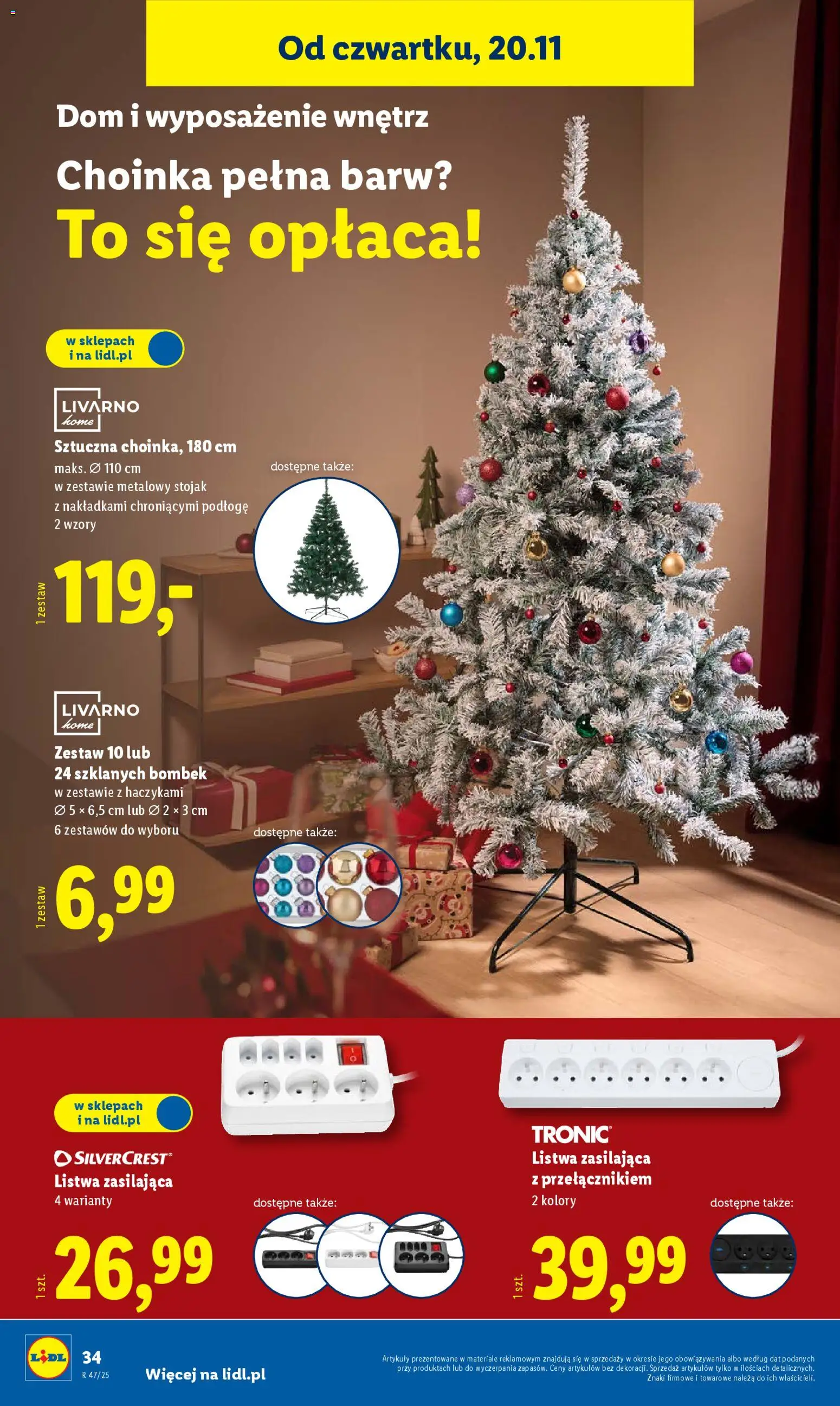 Lidl Black Friday od 17.11.2025 | Strona: 38 | Produkty: Choinka