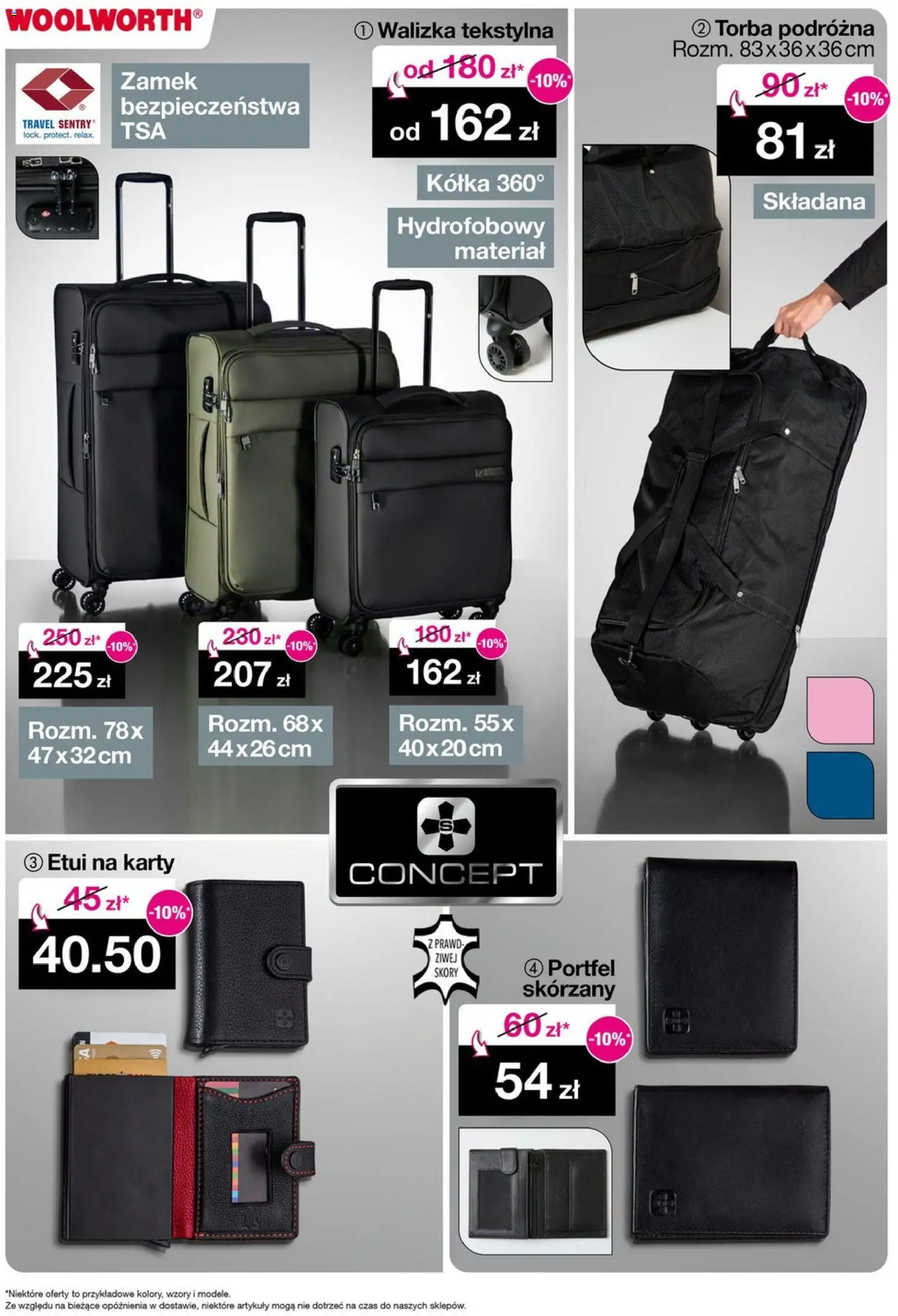 Woolworth Gazetka od 12.12.2025 | Strona: 6 | Produkty: Portfel, Torba podróżna, Walizka, Torba