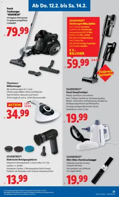 Lidl Flugblatt ab 13.02.2026 gültig | Seite: 25 | Produkte: Staubsauger