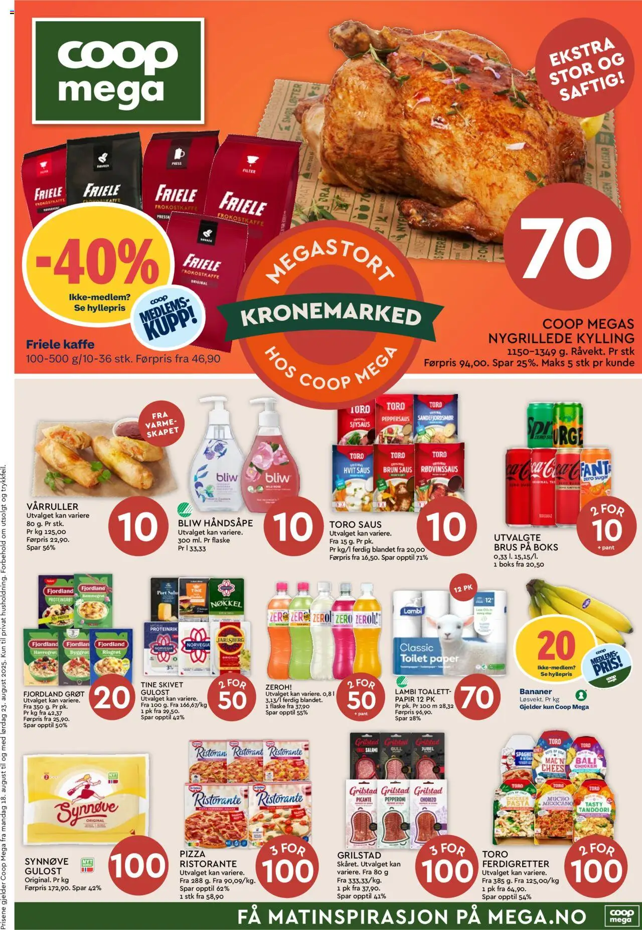  | Side: 1 | Produkter: Kaffe, Kylling, Saus, Boks