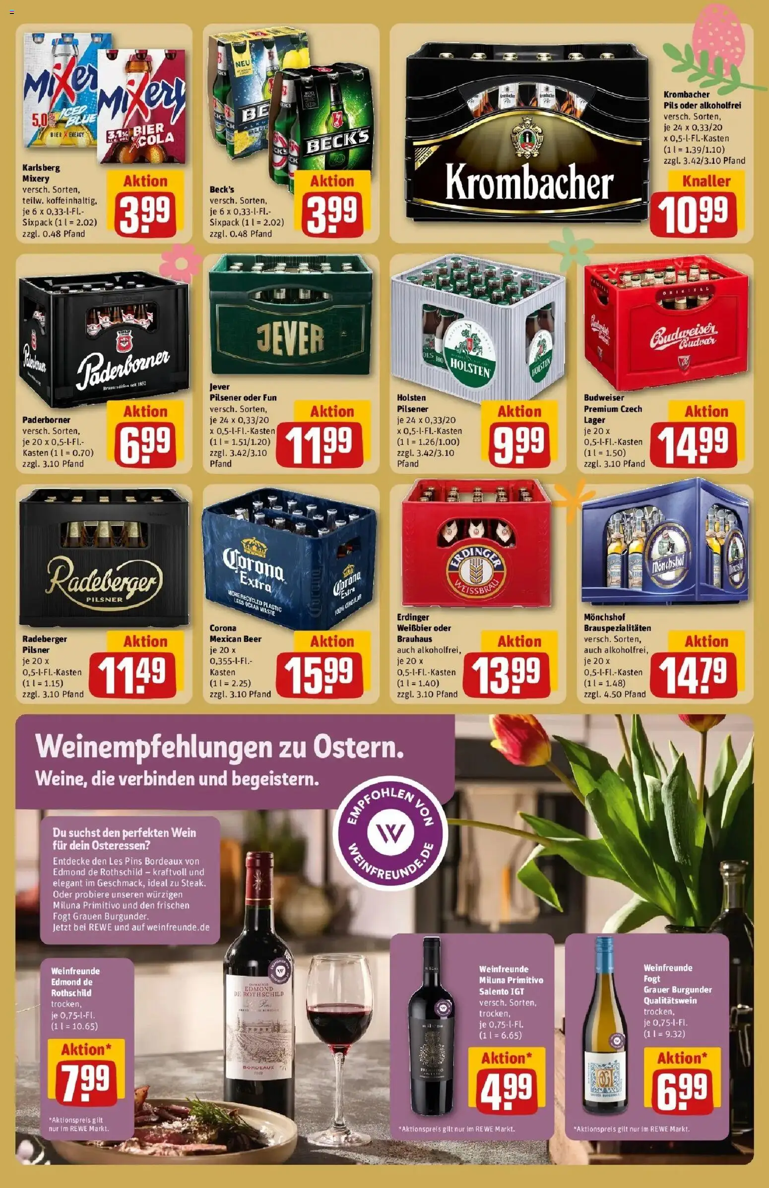 Rewe Prospekt Bad Laer	 – gültig ab 30.03.2026 | Seite: 23 | Produkte: Energy, Pils, Wein, Radeberger pilsner