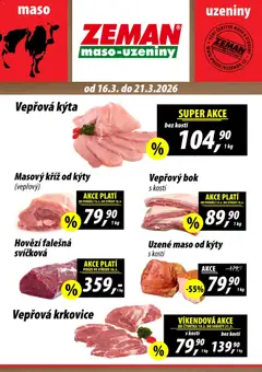 Náhled letáku Prodejny Zeman leták od 16.03.2026