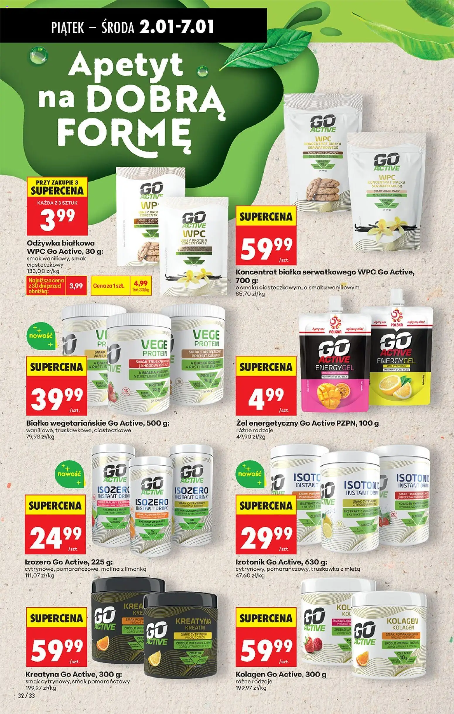 Biedronka gazetka - Oferta w tym tygodniu od 31.12.2025 | Strona: 42 | Produkty: Limonka, Malina, Maliny, Odżywka