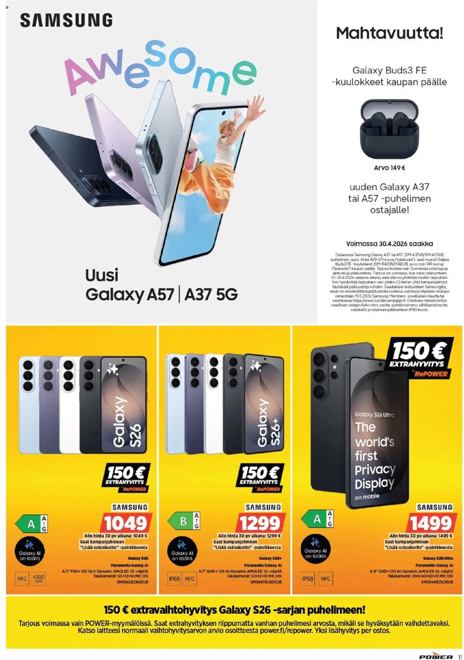 Power tarjoukset – voimassa 27.04.2026 alkaen | Sivu: 12